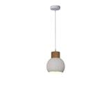 BRIGHT OBJECTIVES PENDANT LAMP 16959 WHITE BROWN 14CM