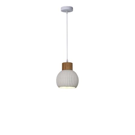 BRIGHT OBJECTIVES PENDANT LAMP 16959 WHITE BROWN 14CM