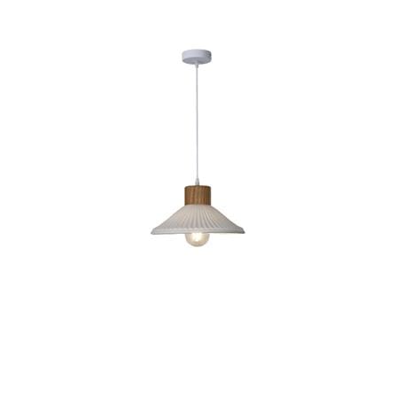 BRIGHT OBJECTIVES PENDANT LAMP 16961 WHITE BROWN 23CM