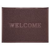 HOME LIVING STYLE DUST MAT S.WELCOME 60X80CM BROWN