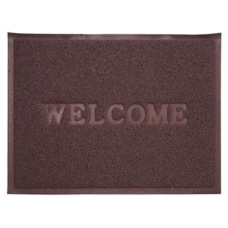 HOME LIVING STYLE DUST MAT S.WELCOME 60X80CM BROWN