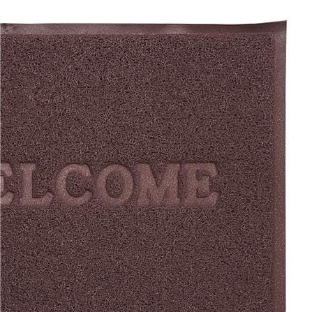 HOME LIVING STYLE DUST MAT S.WELCOME 60X80CM BROWN