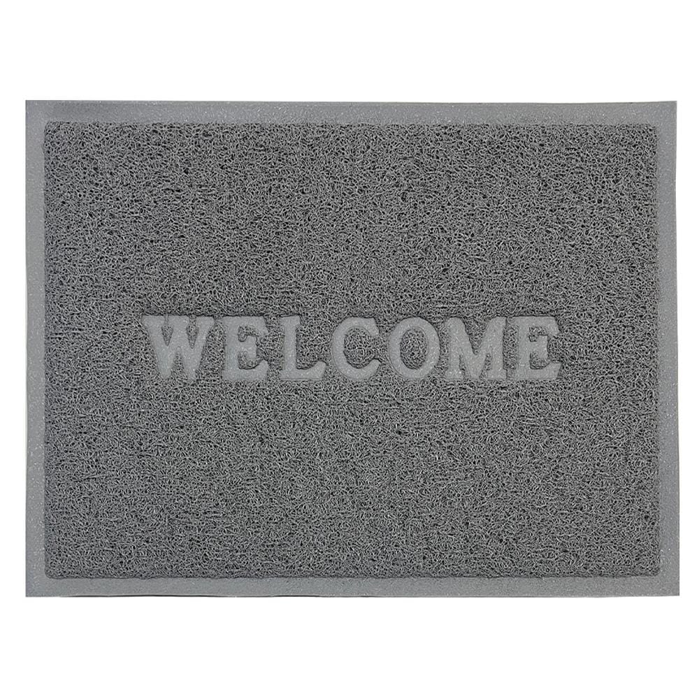 HOME LIVING STYLE DUST MAT S.WELCOME 60X80CM GRAY