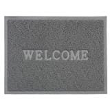 HOME LIVING STYLE DUST MAT S.WELCOME 60X80CM GRAY