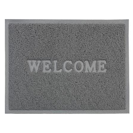 HOME LIVING STYLE DUST MAT S.WELCOME 60X80CM GRAY
