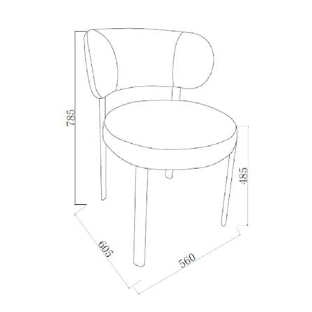 DINING CHAIR BENETTA CHARLIE BEIGE [EXCLUSIVE FROM HOMEPRO THAILAND]