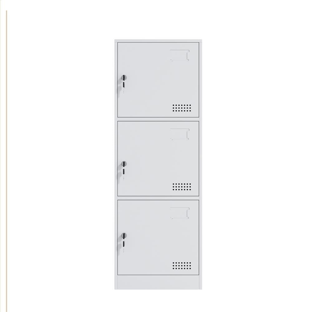 STEEL CABINET WITH 3 DOORS FURDINI KULLEN FYD-BBY003 WHITE [EXCLUSIVE FROM HOMEPRO THAILAND]