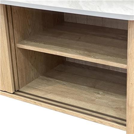 MULTIFUNCTIONAL SHELVING UNIT FURDINI TERRA 119CM OAK [EXCLUSIVE FROM HOMEPRO THAILAND]