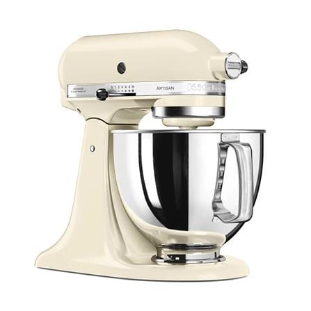 KITCHENAID KITCHEN MACHINE 5KSM125BAC 300W 4.8L 10SPEED ALMOND CREAM