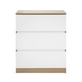 CHEST OF 3 DRAWERS FURDINI PROGRET 59CM OAK/WHITE