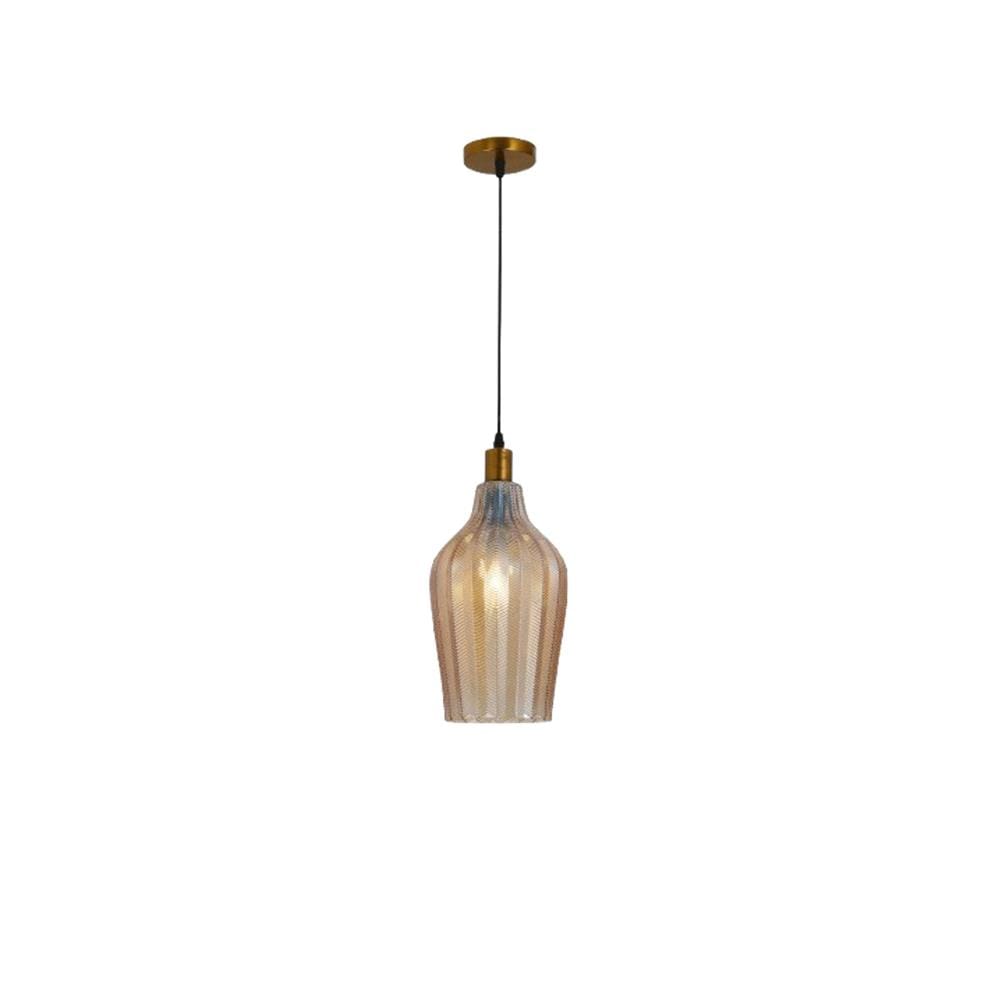BRIGHT OBJECTIVES PENDANT LAMP 16542/1 BROWN 20CM