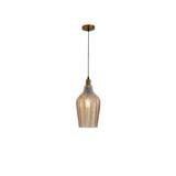 BRIGHT OBJECTIVES PENDANT LAMP 16542/1 BROWN 20CM