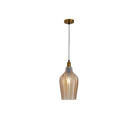 BRIGHT OBJECTIVES PENDANT LAMP 16542/1 BROWN 20CM