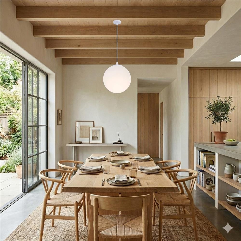 BRIGHT OBJECTIVES PENDANT LAMP 13575/400 WHITE 40CM
