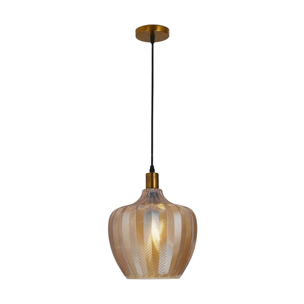 BRIGHT OBJECTIVES PENDANT LAMP 16541/1 BROWN 20CM
