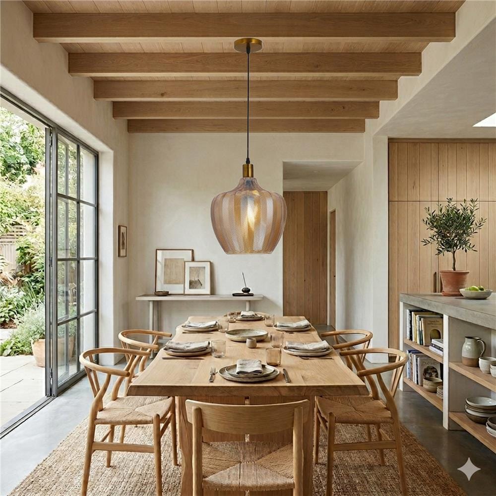BRIGHT OBJECTIVES PENDANT LAMP 16541/1 BROWN 20CM