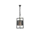 BRIGHT OBJECTIVES PENDANT LAMP 16607/1 BLACK GOLD 29CM