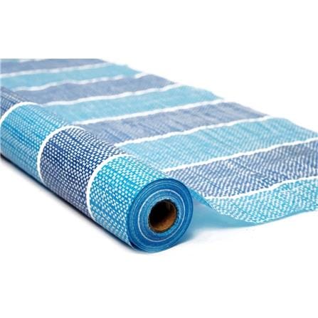 BLUE WHITE CANVAS ROLL - 6 x 28 YARD