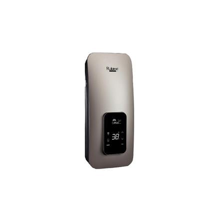 RUBINE SHOWER HEATER DC PUMP WITH RAIN SHOWER CED541D CHAMPAGNE GOLD (MATTE BLACK SHOWER ACCESORIES SET)