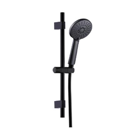 RUBINE SHOWER HEATER DC PUMP WITH HAND SHOWER CED541D SAND BLACK (MATTE BLACK SHOWER ACCESORIES SET)