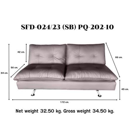 SOFA BED FURDINI LINDA GREY [EXCLUSIVE FROM HOMEPRO THAILAND]