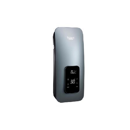 RUBINE SHOWER HEATER DC PUMP WITH RAIN SHOWER CED541D IRON GREY (MATTE BLACK SHOWER ACCESORIES SET)
