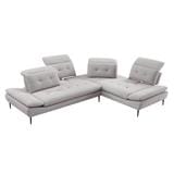 RIGHT-HAND FACING L-SHAPED SOFA BENETTA PALAZZO GREY [EXCLUSIVE FROM HOMEPRO THAILAND]