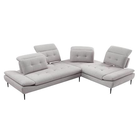 RIGHT-HAND FACING L-SHAPED SOFA BENETTA PALAZZO GREY [EXCLUSIVE FROM HOMEPRO THAILAND]