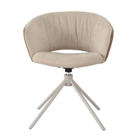SWIVEL DINING CHAIR BENETTA EVA BROWN [EXCLUSIVE FROM HOMEPRO THAILAND]