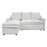 LEFT-HAND FACING L-SHAPED SOFA FURDINI MARCEL PET FRIENDLY WHITE [EXCLUSIVE FROM HOMEPRO THAILAND]