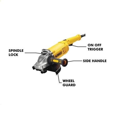 DEWALT 9" ANGLE GRINDER 2200W DWE492-B1 (LAG)