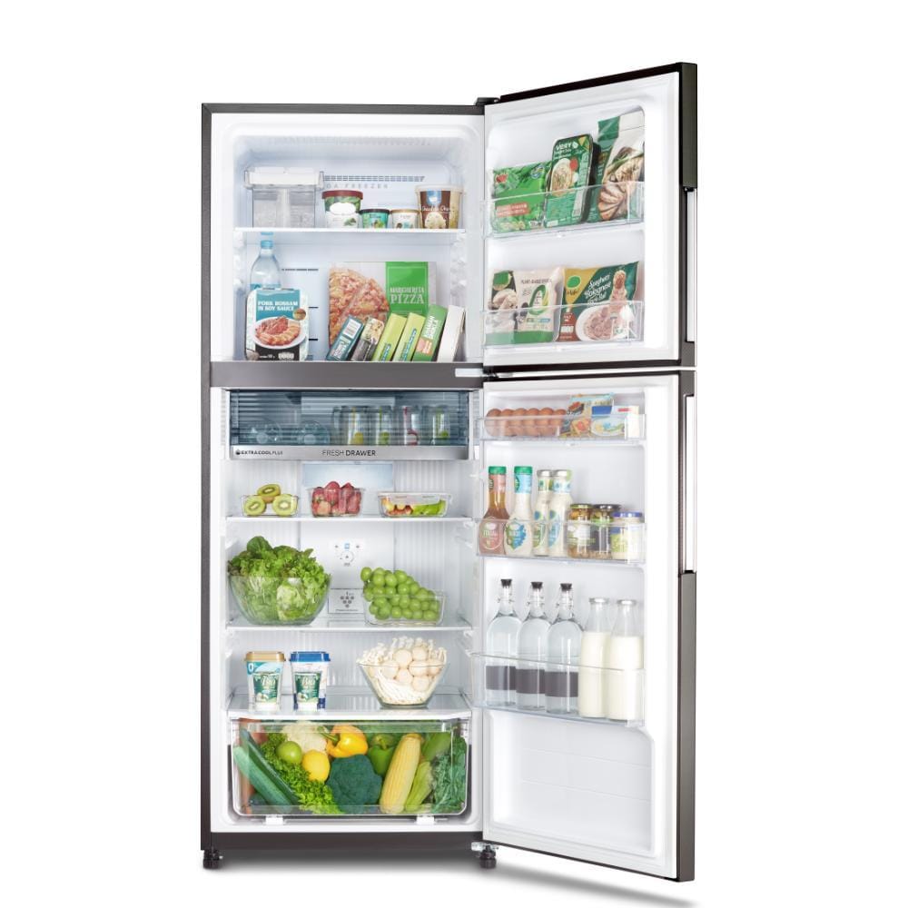 SHARP 2 DOOR REFRIGERATOR SJ5522MDS 502L DARK SILVER