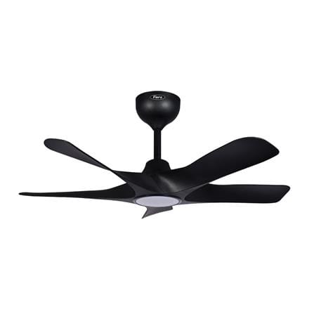 FIERO CEILING FAN ALVIA LED 5-BLADE 48 INCH MATTE BLACK