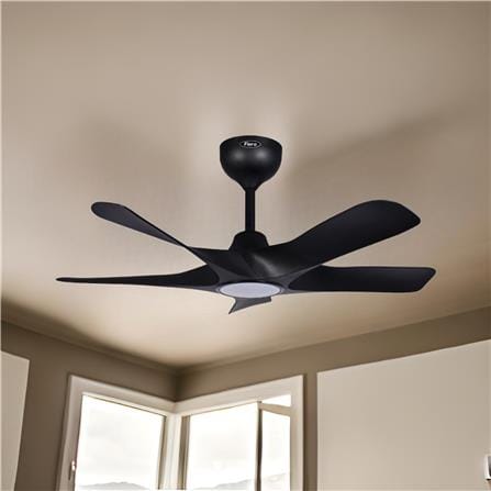 FIERO CEILING FAN ALVIA LED 5-BLADE 48 INCH MATTE BLACK