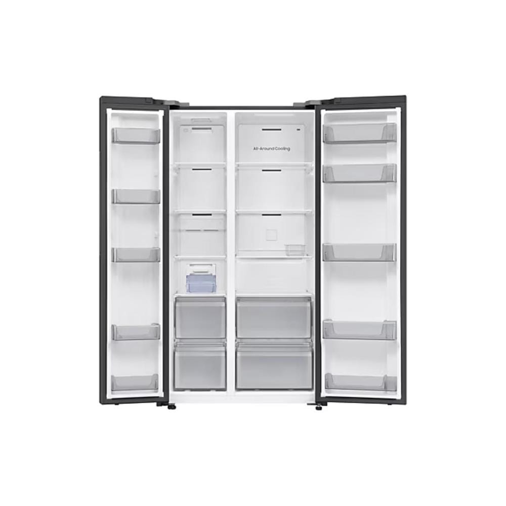 SAMSUNG SIDE BY SIDE REFRIGERATOR RS70F65QNFME 655L BLACK