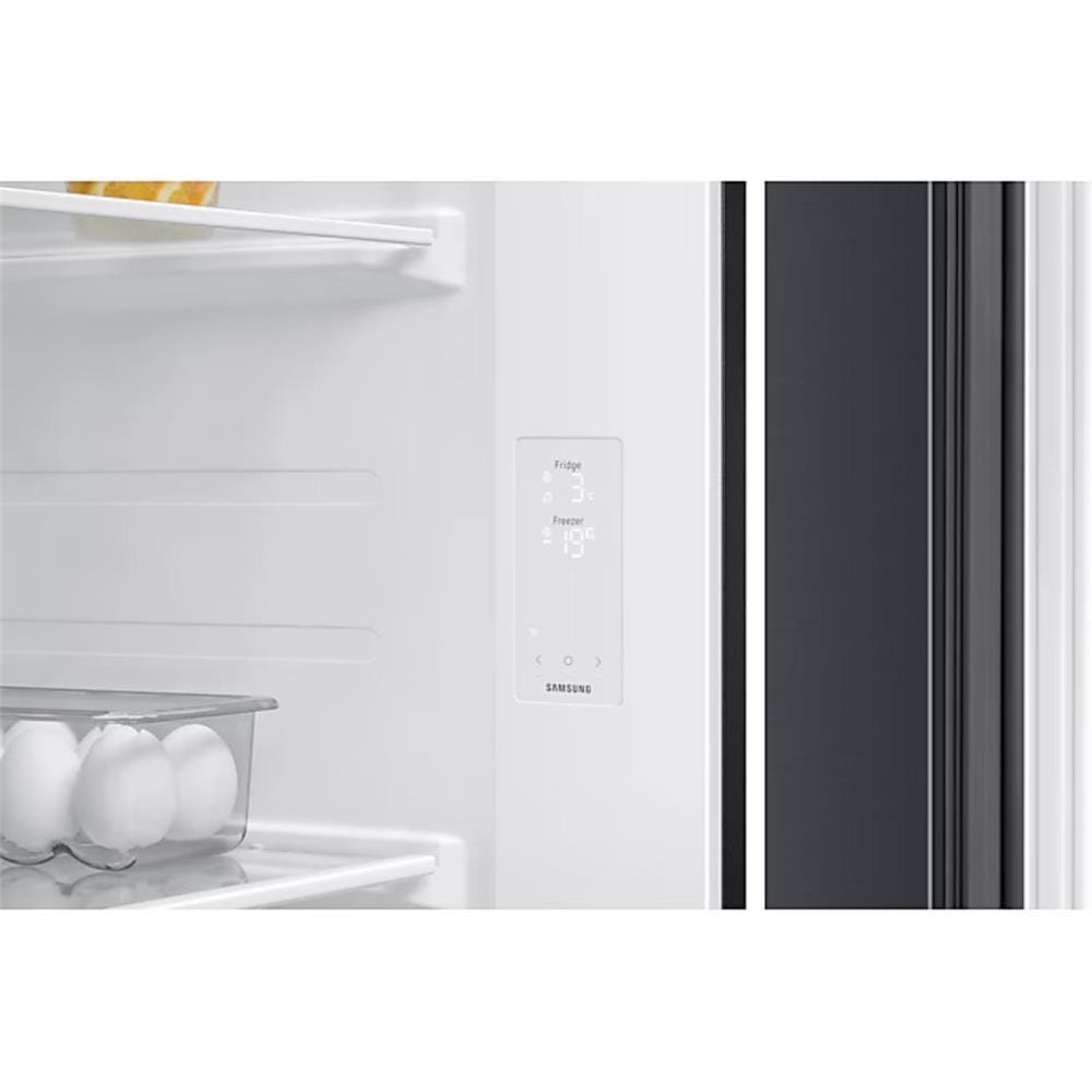 SAMSUNG SIDE BY SIDE REFRIGERATOR RS70F65QNFME 655L BLACK