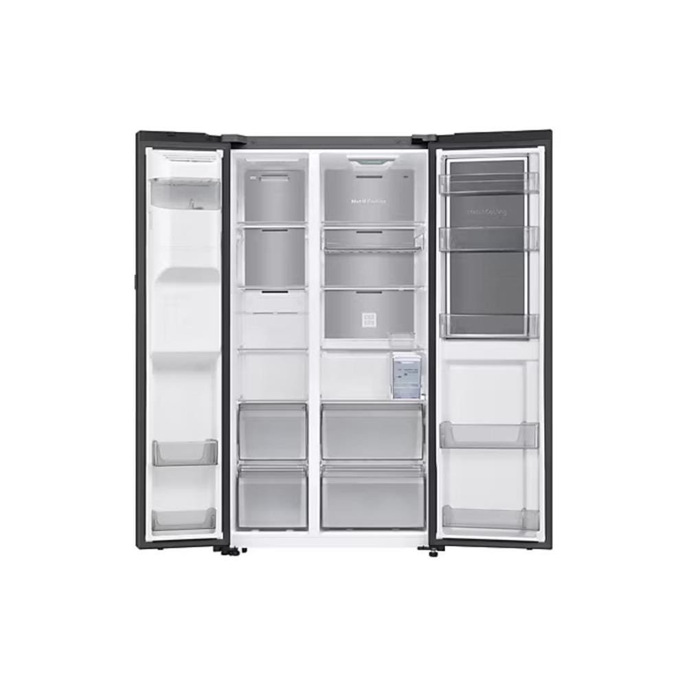 SAMSUNG SIDE BY SIDE REFRIGERATOR RS80F65GNFME 609L BLACK