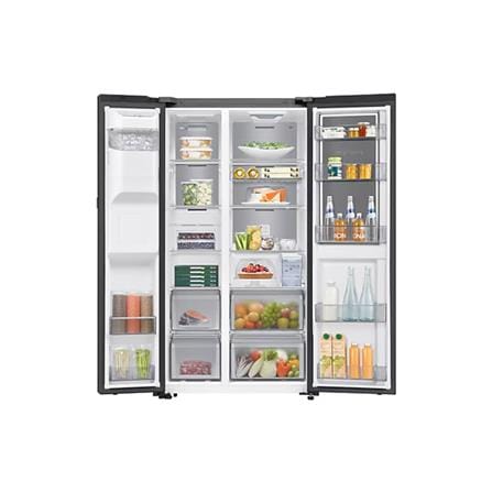 SAMSUNG SIDE BY SIDE REFRIGERATOR RS80F65GNFME 609L BLACK