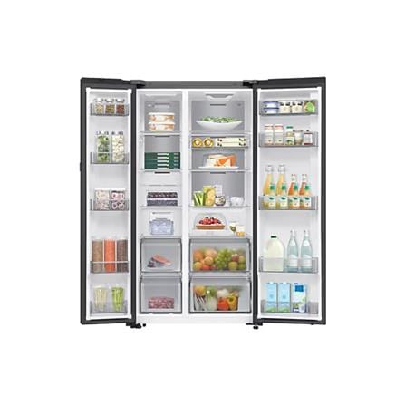 SAMSUNG SIDE BY SIDE REFRIGERATOR RS80F65MNWME 646L WHITE
