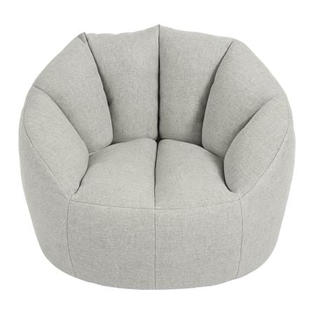 HOME LIVING STYLE BEAN BAG VENICE 75X68X50CM SILVER