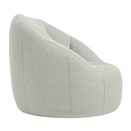 HOME LIVING STYLE BEAN BAG VENICE 75X68X50CM SILVER