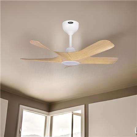 FIERO CEILING FAN ALVIA LED 5-BLADE 56 INCH PINE WOOD