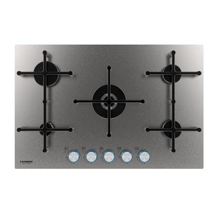 LIVINOX BUILT IN GAS HOB LGH-E765L 5B 5BURNER 5.5KW 88CM 4kW+3.0kW+2X1.75kW+1.0kW