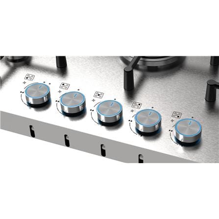 LIVINOX BUILT IN GAS HOB LGH-E765L 5B 5BURNER 5.5KW 88CM 4kW+3.0kW+2X1.75kW+1.0kW