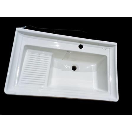 CABANA LAUNDRY BASIN CGB80511B WHITE 83CM