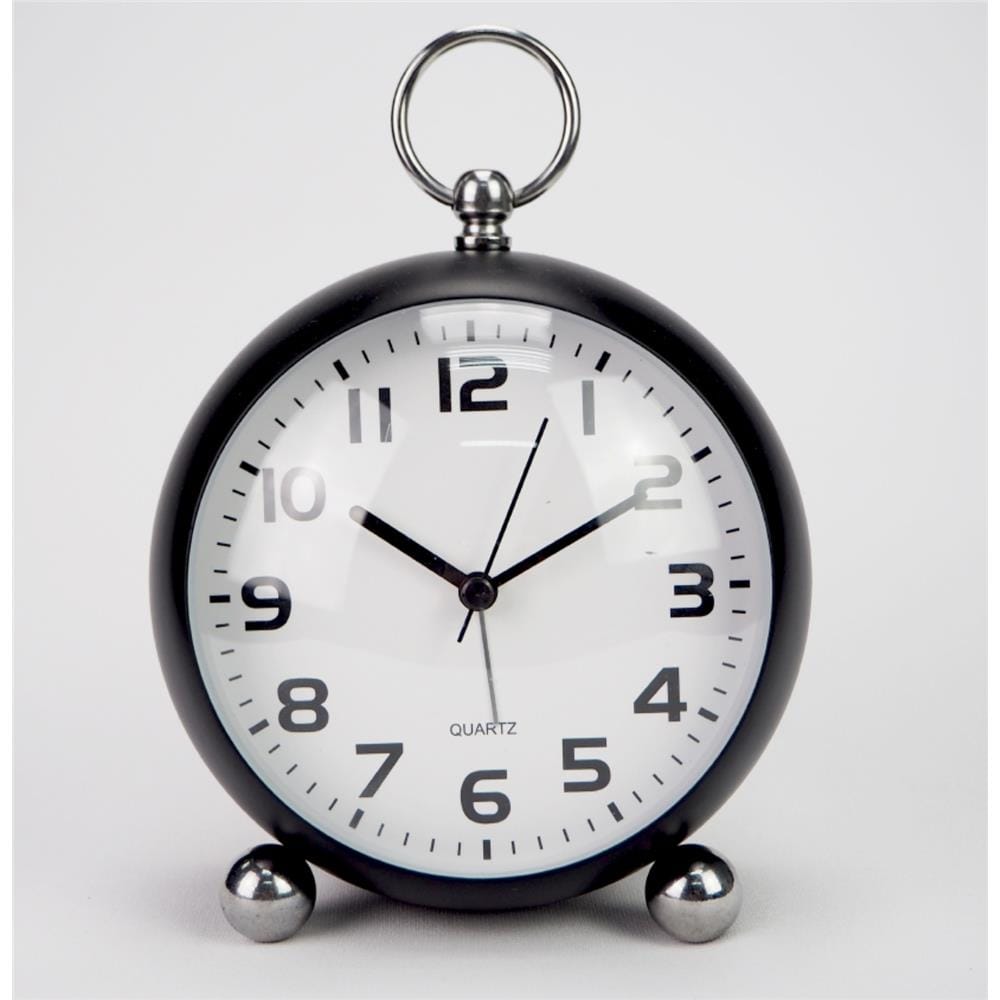 ALARM CLOCK ECHT E521 5 GLASS BLACK