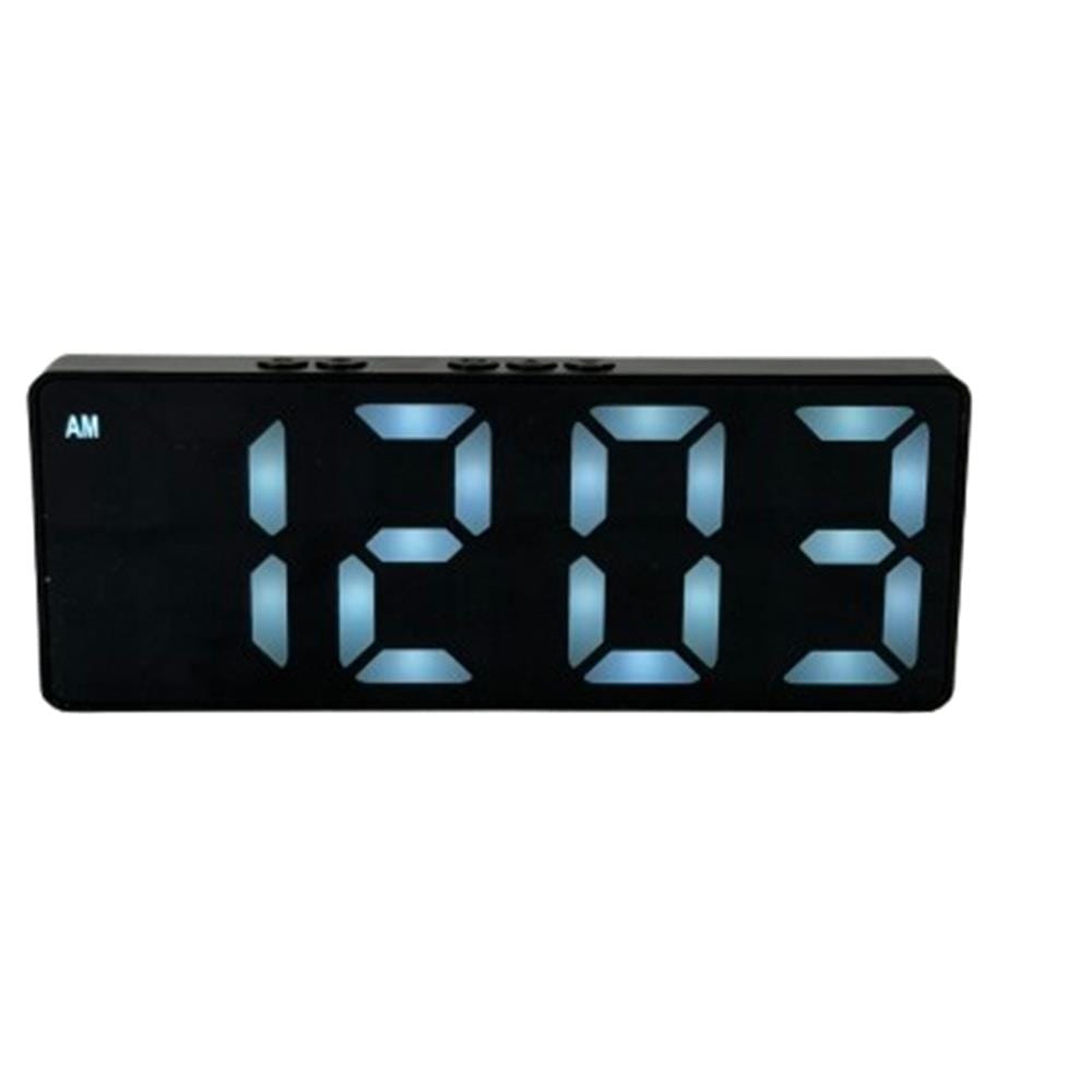 ALARM CLOCK _DIGITAL LCD E471 BLACK