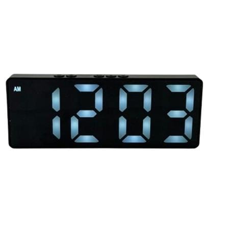 ALARM CLOCK _DIGITAL LCD E471 BLACK