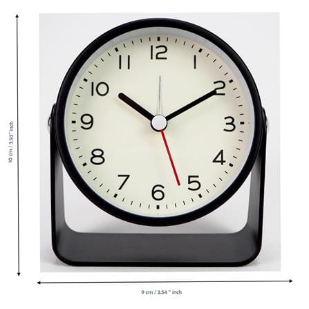 ALARM CLOCK ECHT E510 3.5" BLACK