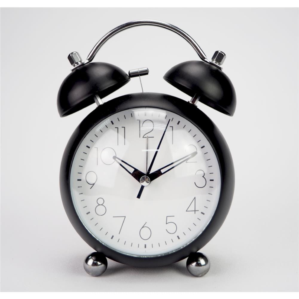 ALARM CLOCK ECHT E516 4" BLACK